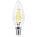 Лампа светодиодная филаментная Feron E14 11W 6400K прозрачная LB-713 38231
