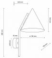 Бра TK Lighting Cono 11087 CONO BRICK