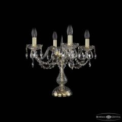 Настольная лампа декоративная Bohemia Ivele Crystal 1402 1402L/4/141-39 G