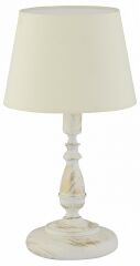 Настольная лампа декоративная Adilux Roksana White 18538