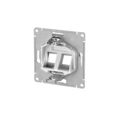  Systeme Electric ATLASDESIGN НАКЛАДКА двойная для информационных функций типа Keystone, БЕЖЕВЫЙ