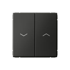  Systeme Electric ARTGALLERY 2-клавишный ВЫКЛЮЧАТЕЛЬ ДЛЯ ЖАЛЮЗИ, 2х сх.4, 10А, механизм, быстрозажим. клем., БАЗАЛЬТ