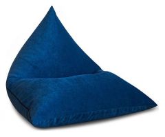  Dreambag Кресло Пирамида Синий Микровельвет