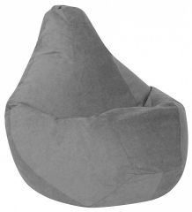  Dreambag Кресло-мешок Серый Велюр 2XL