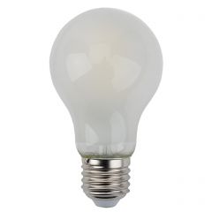 Лампа светодиодная филаментная Эра E27 7W 2700K матовая F-LED A60-7W-827-E27 frost