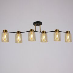 Светильник на штанге Illumico Qui IL6111-6COU-79 BK GD Qui