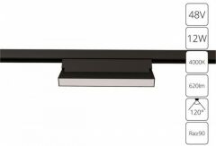 Накладной светильник Arte Lamp Linea A4669PL-1BK