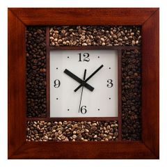  Салют Настенные часы (31.2x4.5x31.2 см) ДСЗ - 2АА29 - 070 АРОМАТ КОФЕ