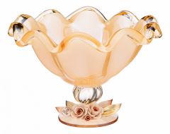  АРТИ-М Чаша декоративная (23х16 см) White Cristal Honey Desy 647-756