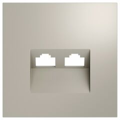 Накладка для розетки RJ-11 или RJ-45 Voltum S70 VLS001403