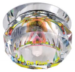 Точечный светильник De Fran FT 9260 r "Шар" серебро + "радуга" G9 1 x 40 вт