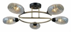 Потолочная люстра Illumico IL0300-5CSQ-79 BK AB