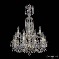 Подвесная люстра Bohemia Ivele Crystal 1402 1402/10+5/195/XL-81/2d G