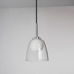 Подвесной светильник Cloyd FLAUNT-A P1 / Ø15 см - хром (арт.10789)