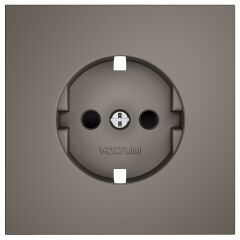 Накладка для розетки с заземлением и со шторками Voltum S70 VLS000714