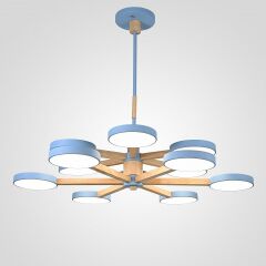 Люстра на штанге Imperiumloft TURNA Blue TURNA-DBL01