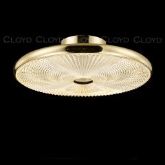 Потолочный светильник Cloyd DISCA FM1 / Ø42 см - золото (арт.11251)