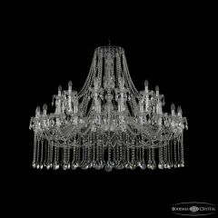 Подвесная люстра Bohemia Ivele Crystal 1413 1413/24+12/530 Ni