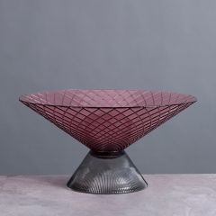 Ваза Cloyd MESO Vase / Ø35 см - фиолет. стекло (арт.50027)
