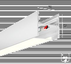  6063 Линейный светильник HOKASU 50/50 U&amp;amp;D ПРОМ (RAL9003/2000mm/LT70 — 4K/76W)