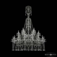 Подвесная люстра Bohemia Ivele Crystal 1413 1413/16+8+4/400/XL-163/2d Ni