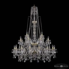 Подвесная люстра Bohemia Ivele Crystal 1411 1411/16+8+4/400/XL-150/2d G