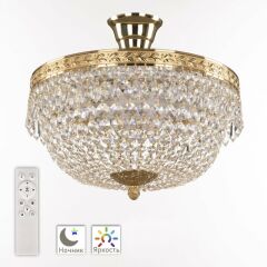 Потолочная люстра Bohemia Ivele Crystal 1901 19011/35IV/LED-DIM G