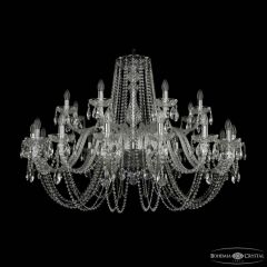 Подвесная люстра Bohemia Ivele Crystal 1402 1402/16+8/460 Ni