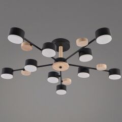  Reluce Люстра на штанге 03758 03758-0.3-10 BK+WOOD GX53
