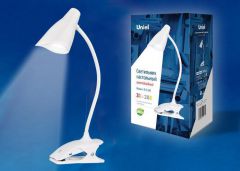 Настольная лампа (UL-00004143) Uniel TLD-560 White/LED/280Lm/5000K/Dimmer