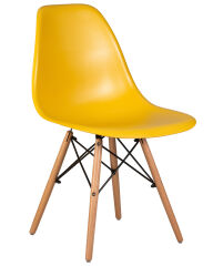 Стул обеденный Dobrin LMZL-PP638 DSW, ножки светлый бук, цвет горчичный (Y-03)