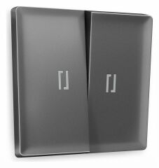 Клавиши для выключателя двухклавишного c подсветкой Ambrella Volt Quant AP6540