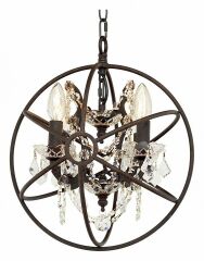 Подвесная люстра Loft IT Foucaults Orb Crystal LOFT1897/4