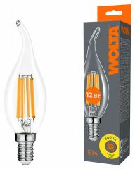 Лампа светодиодная Wolta WF-CT35-12W3KE14