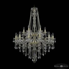 Подвесная люстра Bohemia Ivele Crystal 1415 1415/12+6/300/h-112/2d G