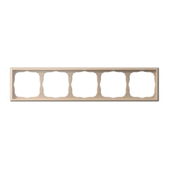  Systeme Electric ARTGALLERY 5-постовая РАМКА, универсальная, ПЕСОЧНЫЙ