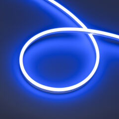 Лента герметичная HALO-SIDE-A168-6x13mm 24V Blue (10 W/m, IP67, 2835, 5m) ( Arlight , Силикон)