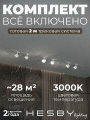 Комплект трековый Hesby Lighting Skylite №13 HSBL_kompl_S013_VI2W3K