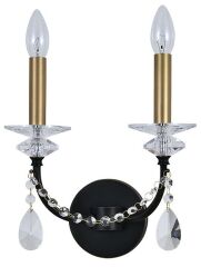 Бра Newport АНАСТАСИЯ 3972/A black+brass