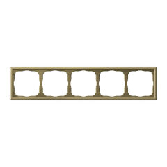  Systeme Electric ARTGALLERY 5-постовая РАМКА, универсальная, ЗОЛОТО