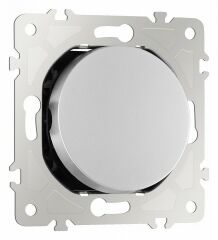 Выключатель проходной одноклавишный без рамки Arte Milano 202 202.32-1.silver