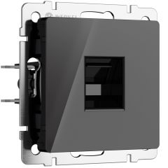  Werkel Розетка Ethernet RJ-45 (черный акрил) W1181048