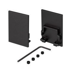 Заглушка SL-COMFORT-3551 BLACK глухая ( Arlight , Металл)