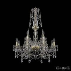 Подвесная люстра Bohemia Ivele Crystal 1411 1411/8+4/240/XL-83 G