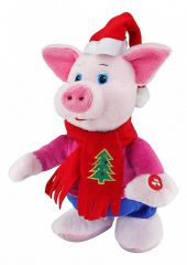  Mister Christmas Мягкая игрушка (25 см) Поросёнок F-0094574
