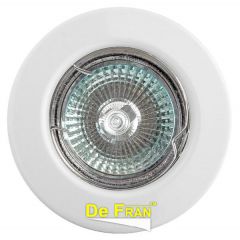 Точечный светильник De Fran FT 9210 W неповоротный белый MR16 1 x 50 вт