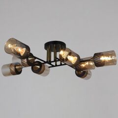  Reluce Люстра на штанге 48460-0.3-08 BK+COPPER