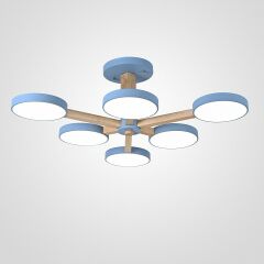 Люстра на штанге Imperiumloft TURNA Blue TURNA-B01