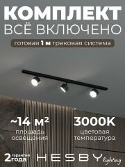 Комплект трековый Hesby Lighting Skylite №13 HSBL_kompl_S013_NI1B3K