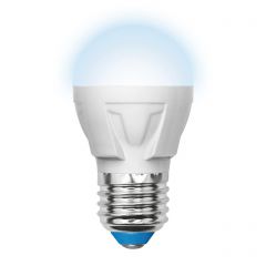 Лампа светодиодная Uniel LED-G45 7W/NW/E27/FR PLP01WH картон